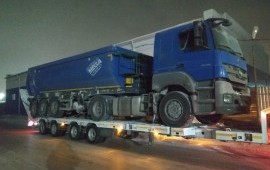 Низкорамный раздвижной трал с лебёдкой*Красноярск
