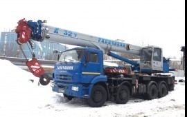 Аренда автокрана 25т,32т,35т,40т,50т,70т,90т,100т
