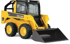 Аренда мини погрузчика JOHN DEERE 317 услуги заказ