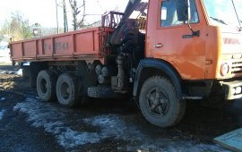 Услуги манипулятора, самосвала заказ аренда