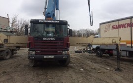 Аренда бетононасоса скания 43м