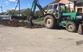 Экскаватор- погрузчик услуги заказ
