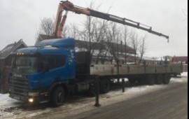 Аренда длинномера шаланды услуги грузоперевозки