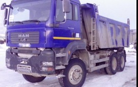 Сдача в аренду самосвалов MAN TGA 40.410
