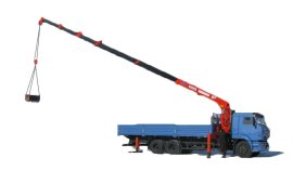 Камаз 65117 с КМУ Kanglim 1256-2
