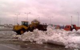 Вывоз снега на самосвале