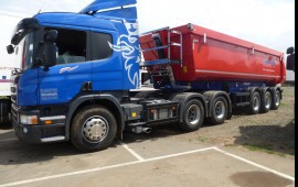 Самосвальный полуприцеп Scania