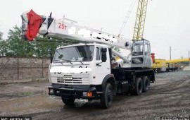 Аренда автокрана г/п 25 тн