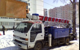 Аренда автовышки ISUZU ELF