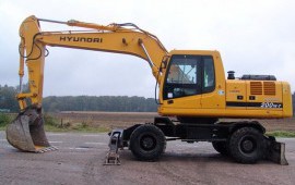 Аренда колесного Экскаватора Hyundai Robex 200 w7