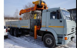 Аренда Манипулятора на базе КАМАЗ в Екатеринбурге