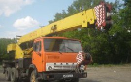 Услуги автокрана (стрела 21 м, грузоподъемность 16 тонн).