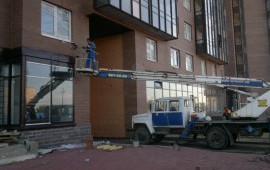 Аренда автовышки 18 м.
