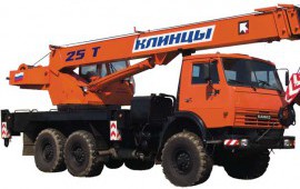 Аренда Автокрана КАМАЗ 25 тонн вездеход
