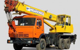 Кран в аренду (автокран 25т)