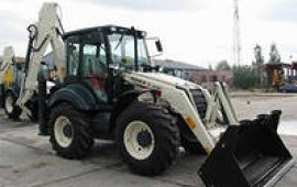 Экскаватор-погрузчик, гидромолот в аренду (Terex 970 elit)
