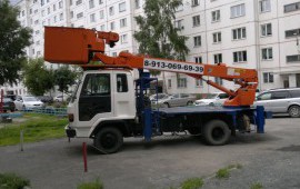 Аренда автовышки Isuzu Forward 16 м