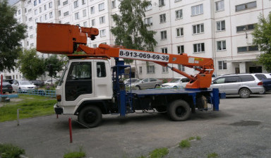 Аренда автовышки Isuzu Forward 16 м