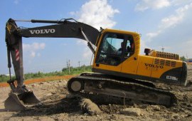 Аренда экскаватора Volvo. EC210BLC(гусеничного)