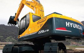 Аренда экскаватора гусеничного hyundai R220LC-9S