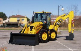 Аренда экскаватора погрузчика Komatsu WB97S