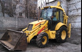 Аренда экскаватора-погрузчика New Holland LB110B