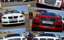 Прокат, аренда лимузинов BMW X6, AUDI Q7, 300C...