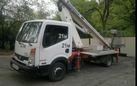 Аренда автовышки Nissan Cabstar 21м
