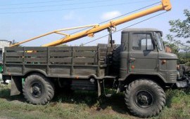 Аренда бурильно-крановой машины БКМ-302 (на базе ГАЗ-66)