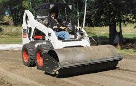 Вибро - каток на базе мини - погрузчика Bobcat