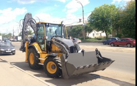 Аренда экскаватора-погрузчика JCB