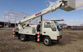 Аренда автовышки 17 м. Mitsubishi Canter