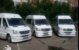 Аренда пассажирского микроавтобуса Mersedes Sprinter