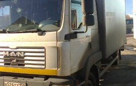Грузоперевозки MAN 5 тонн 36 кубов (фургон С отопителем