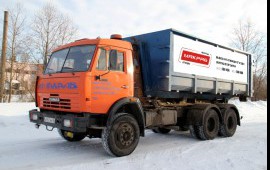 Вывоз мусора бункером