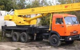 Сдам автокран камаз