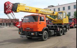 Услуги автокрана 25 т. 22 м. по УР на длительный срок