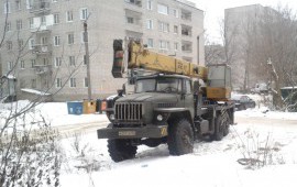 Автокран 25 тонн вездеход