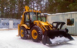 Уборка снега 3в1 JCB