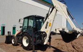 Аренда погрузчика экскаватора terex