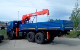 Кран борт Камаз вездеход