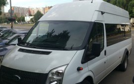 Перевозка людей на микроавтобусе Ford Tranzit