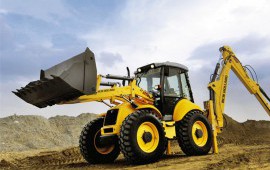 Услуги экскаватора-погрузчика New Holland B115B