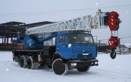 Аренда автокрана 25 тонн в СПб