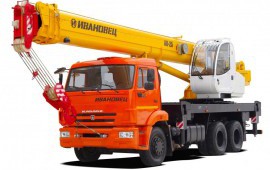 Автокран ИВАНОВЕЦ 25 тн, 31 м.