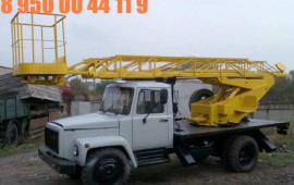 Аренда автовышки от 18 до 50м. по СПб и Лен обл.