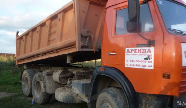 Доставка песка шебня