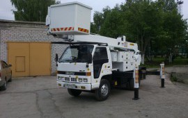 Услуги японской автовышки 15 м