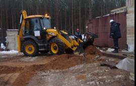 Аренда экскаватора погрузчика