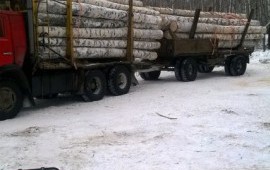 Лесовоз сортиментовоз с водителем